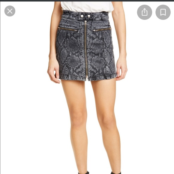 Denim Mini Skirt